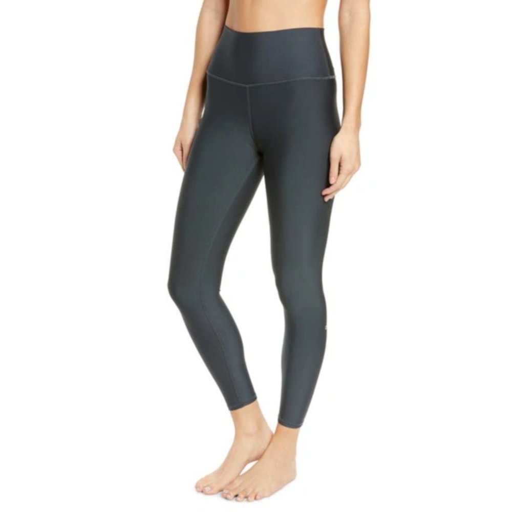 ALO YOGA High-waist Airlift Leggings In Anthracite Grey
